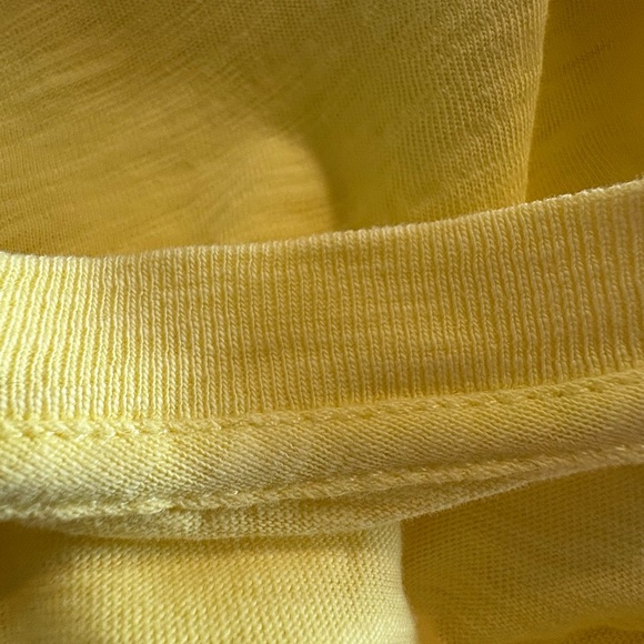 J. Crew Yellow Long Sleeve Relaxed Blouse size Medium - Picture 7 of 8